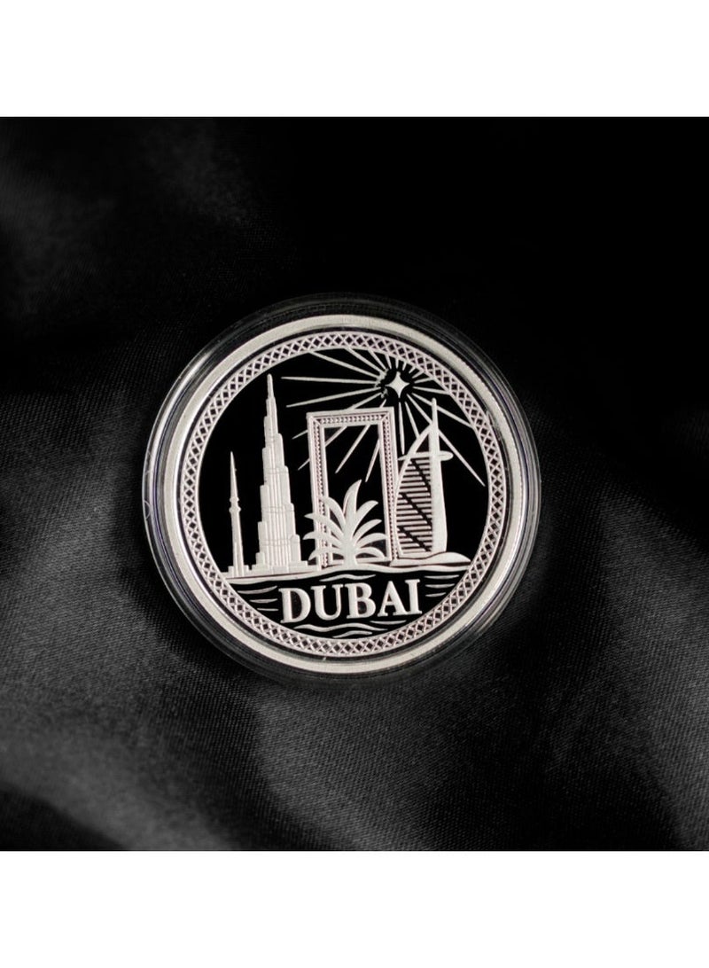 Swiss gold Dubai Silver Coin - 1 oz - Image 1